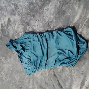J. Crew one shoulder swimsuit.